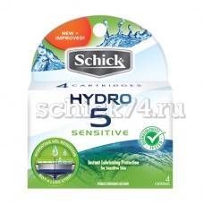 Лезвия Schick Hydro 5 Premium Sensitive (4 картриджа)   NEW!!!