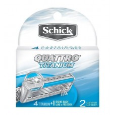 Schick Кассеты Quattro Titanium(2шт)