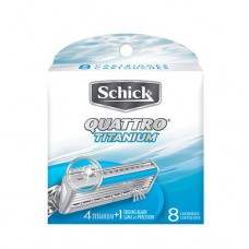 Schick Кассеты Quattro Titanium(8шт)
