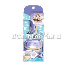 Бритва Schick Intuition кокос/миндаль (1 бритва + 2 картриджа + держатель) Жен. Бритва Schick Intuition кокос/миндаль (1 бритва + 2 картриджа + держатель) Жен.