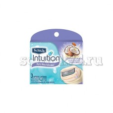 Лезвия Schick Intuition кокос/миндаль (3 картриджа) Жен. Лезвия Schick Intuition кокос/миндаль (3 картриджа) Жен.
