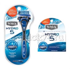 Набор Schick Hydro 5 Premium (1 бритва + 2 картриджа + 2 картриджа) с подставкой NEW!!!